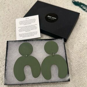 Four Eyes Ceramics Earrings